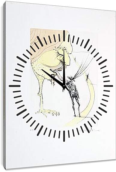 Часы картина - Почтение Пикассо. Сальвадор Дали