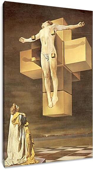 Постер и плакат - Христос святого Хуана де ля Крус. Сальвадор Дали