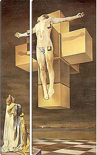 Модульная картина - Христос святого Хуана де ля Крус. Сальвадор Дали