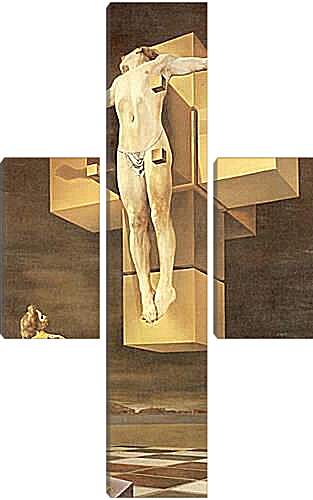 Модульная картина - Христос святого Хуана де ля Крус. Сальвадор Дали