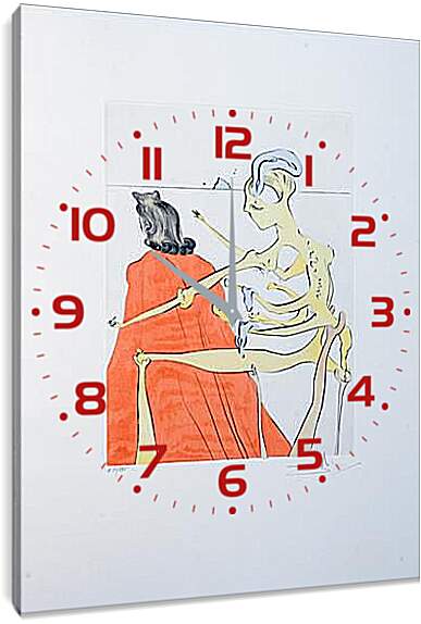 Часы картина - Время и Гала. Сальвадор Дали