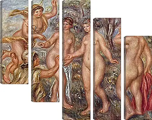 Модульная картина - Judgement of Paris. Пьер Огюст Ренуар