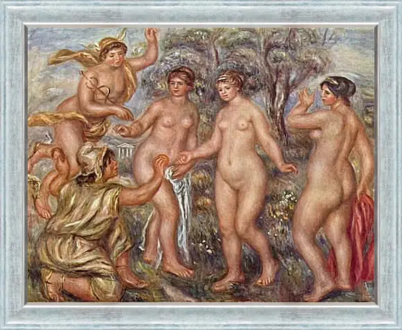 Картина в раме - Judgement of Paris. Пьер Огюст Ренуар