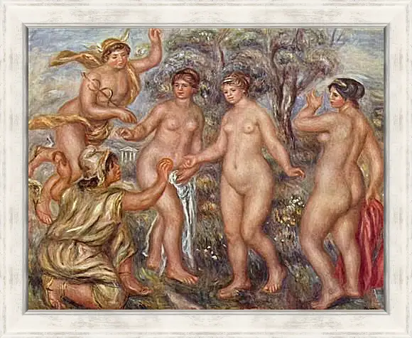 Картина в раме - Judgement of Paris. Пьер Огюст Ренуар