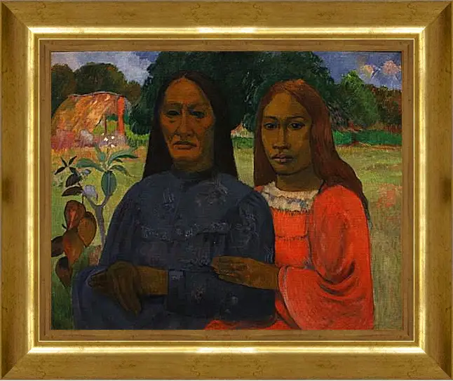 Картина в раме - Two Women. Поль Гоген