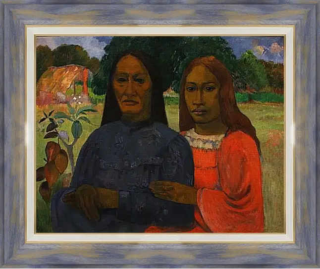 Картина в раме - Two Women. Поль Гоген