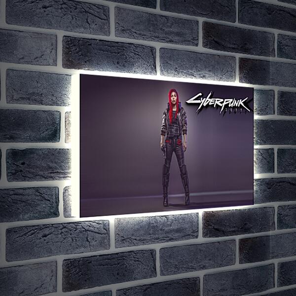 Лайтбокс световая панель - Cyberpunk 2077