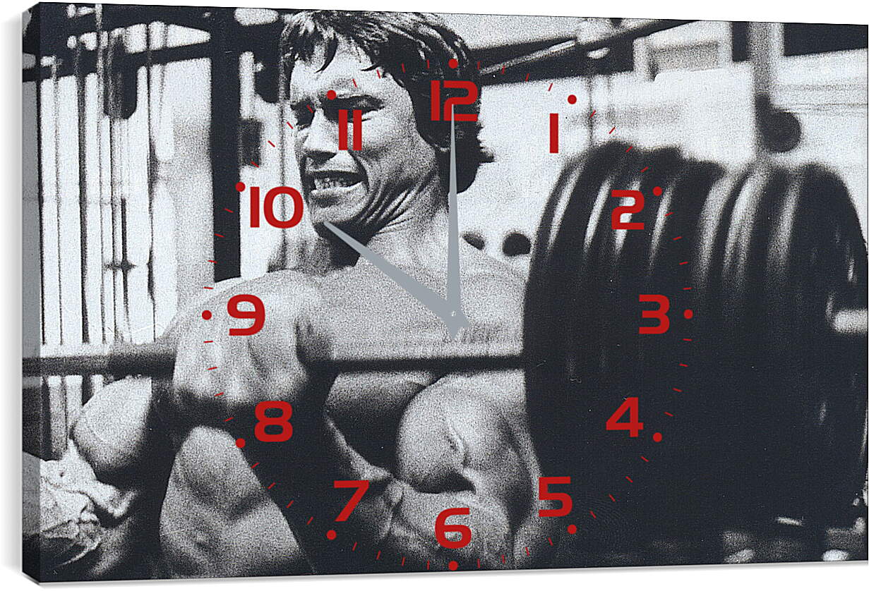 Часы картина - Арнольд Шварценеггер (Arnold Schwarzenegger)