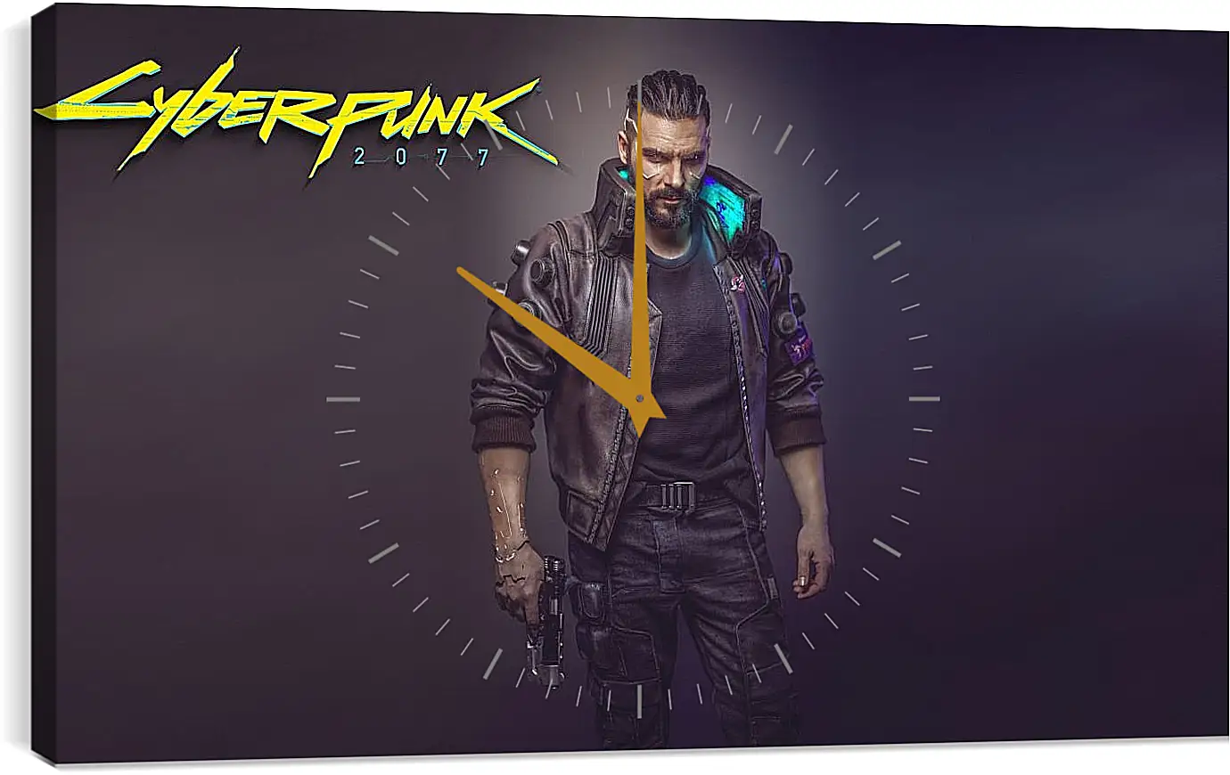 Часы картина - Cyberpunk 2077