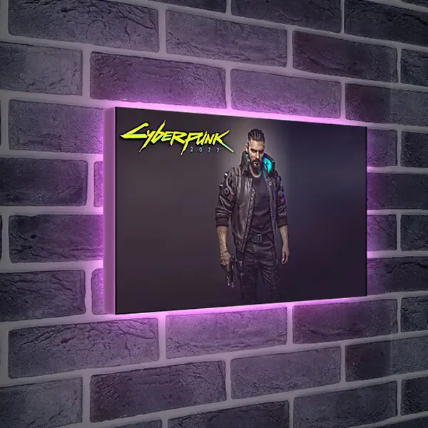 Лайтбокс световая панель - Cyberpunk 2077