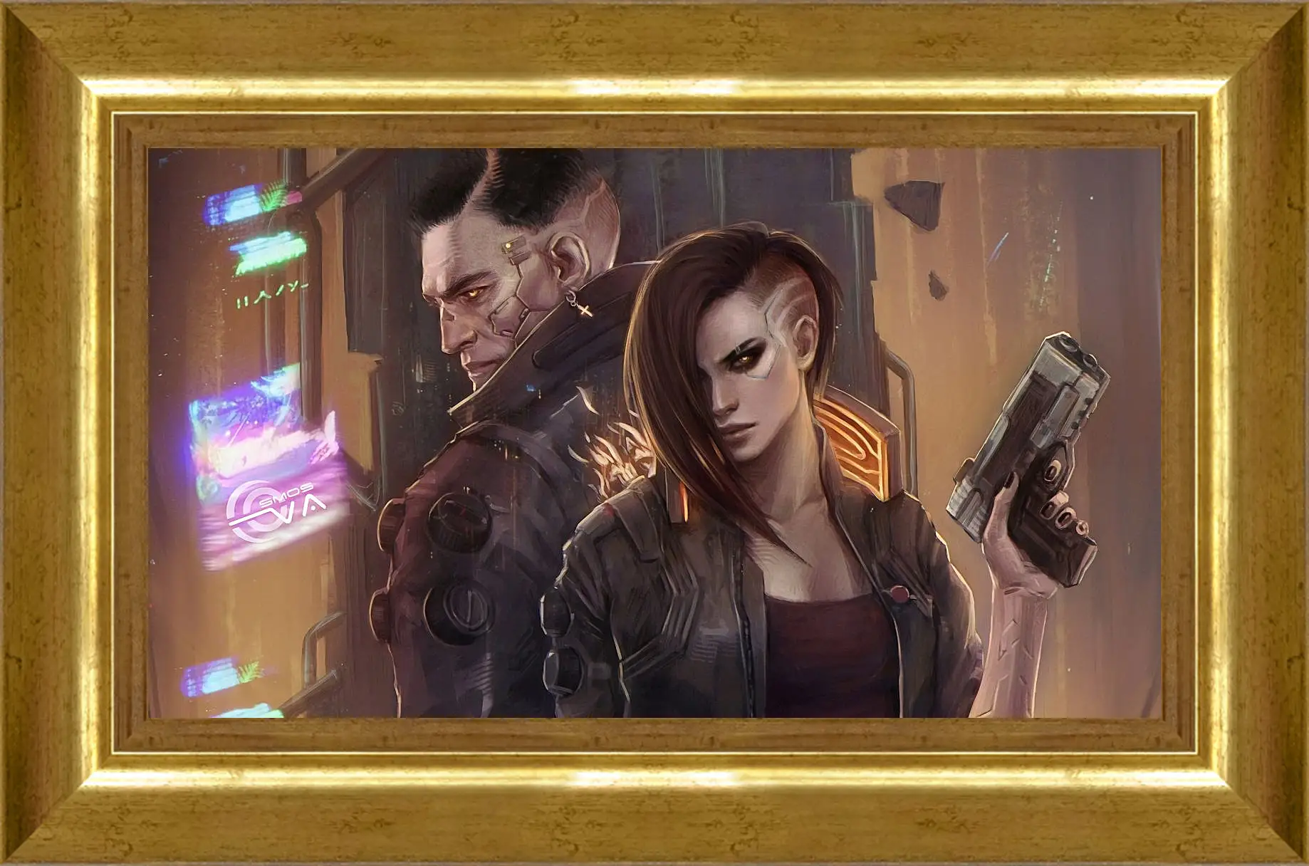 Картина в раме - Cyberpunk 2077