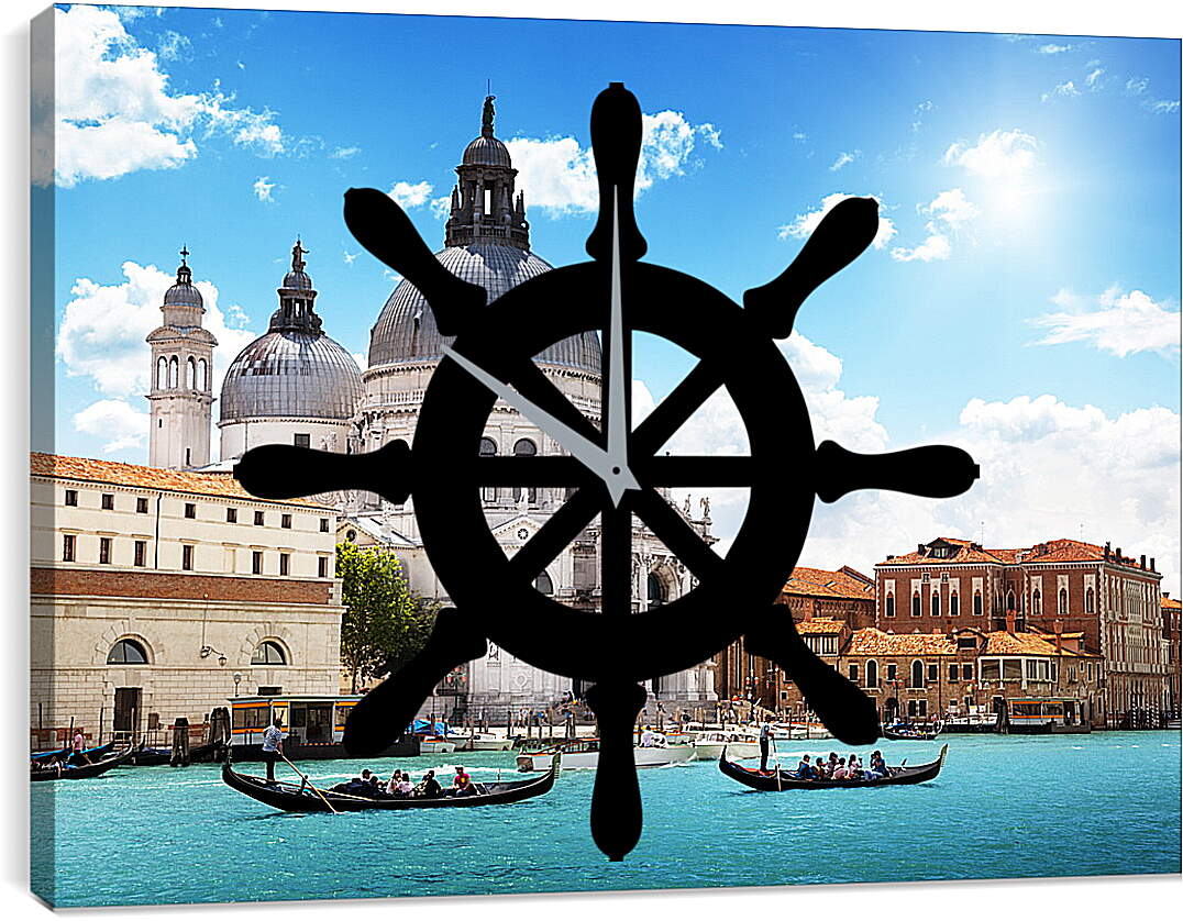 Часы картина - Собор. Венеция. Италия.