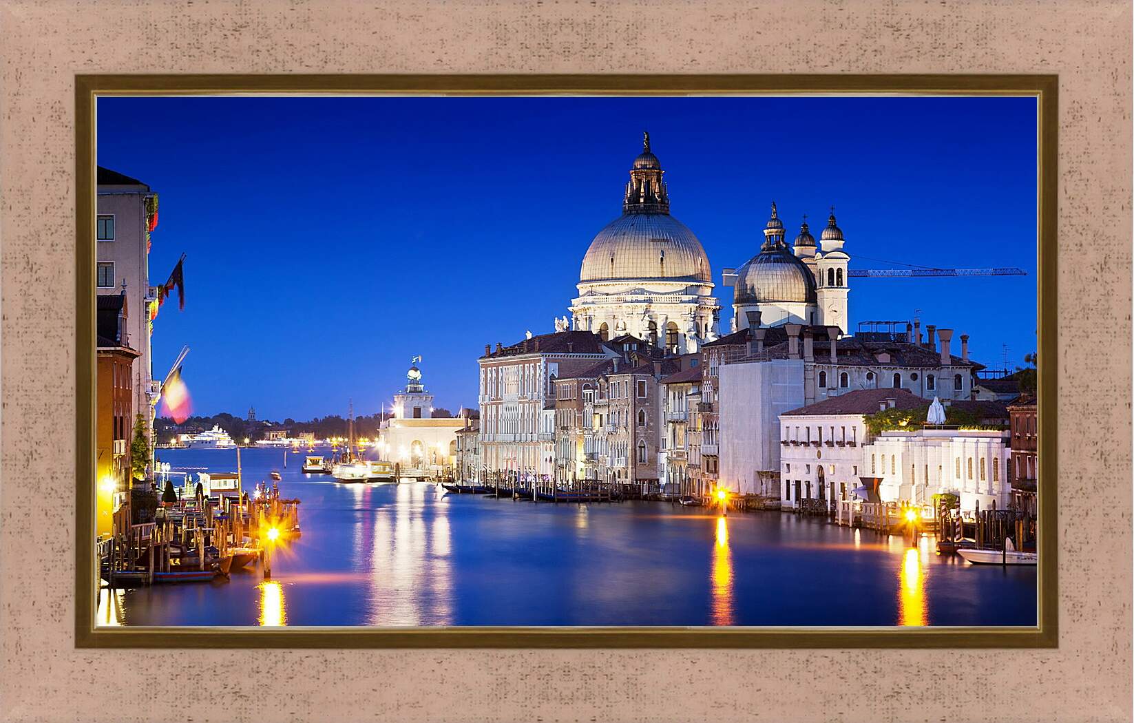 Картина в раме - Собор Санта Мария. Венеция. Италия.