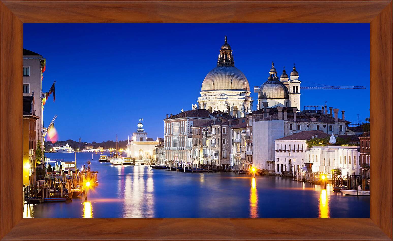 Картина в раме - Собор Санта Мария. Венеция. Италия.