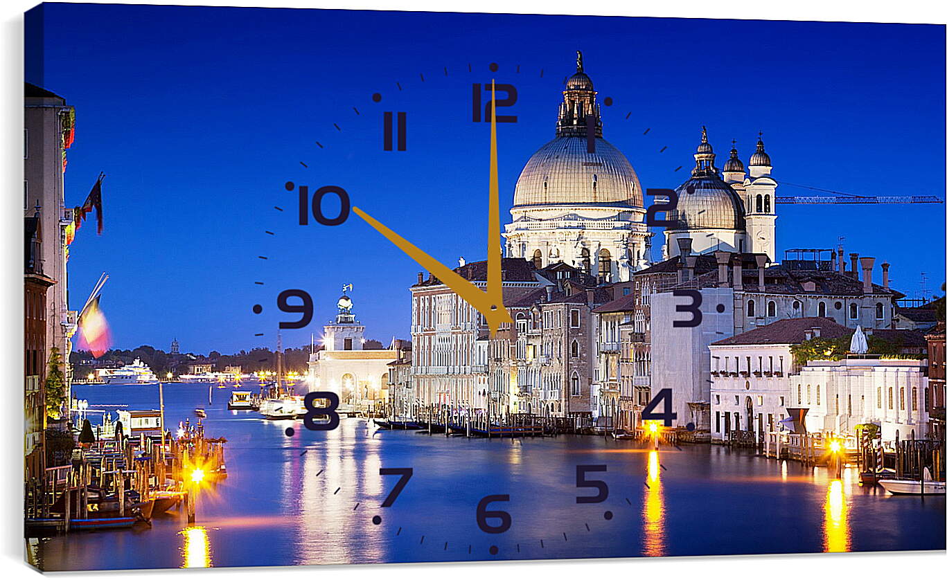 Часы картина - Собор Санта Мария. Венеция. Италия.