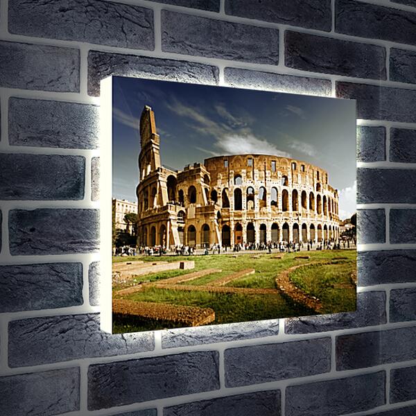 Лайтбокс световая панель - Колизей в Риме. Италия.