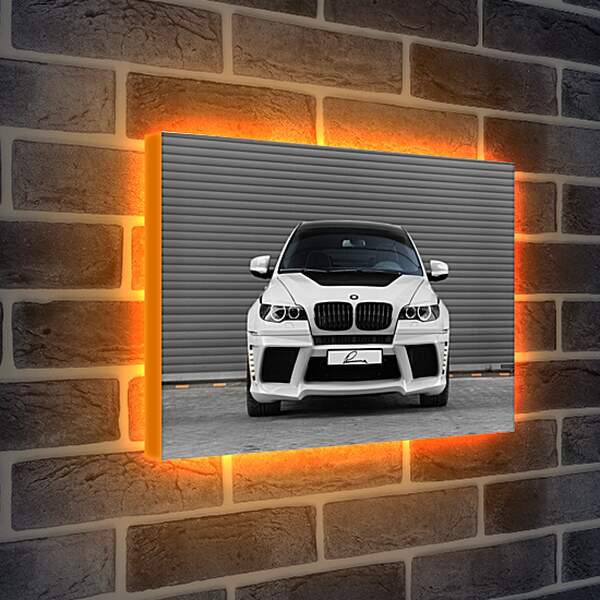 Лайтбокс световая панель - BMW X6 белый