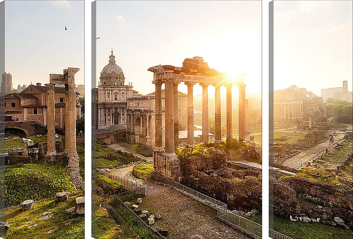 Модульная картина - Римский Форум. Италия.