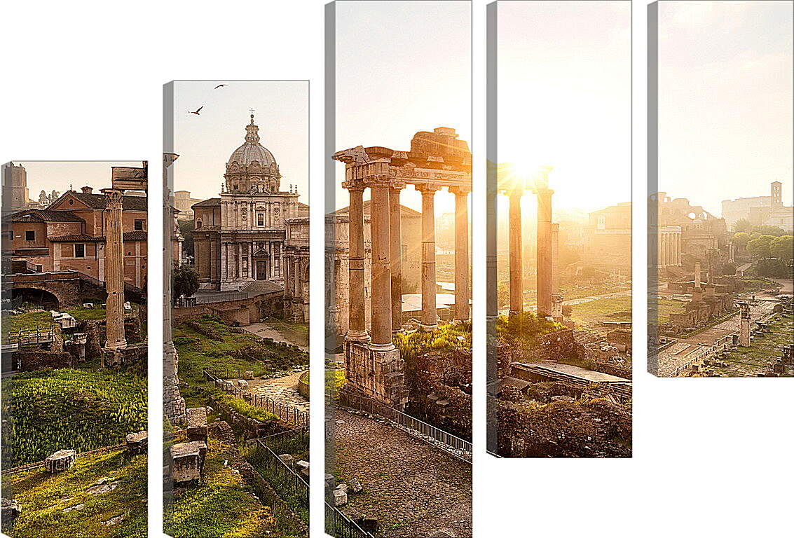 Модульная картина - Римский Форум. Италия.