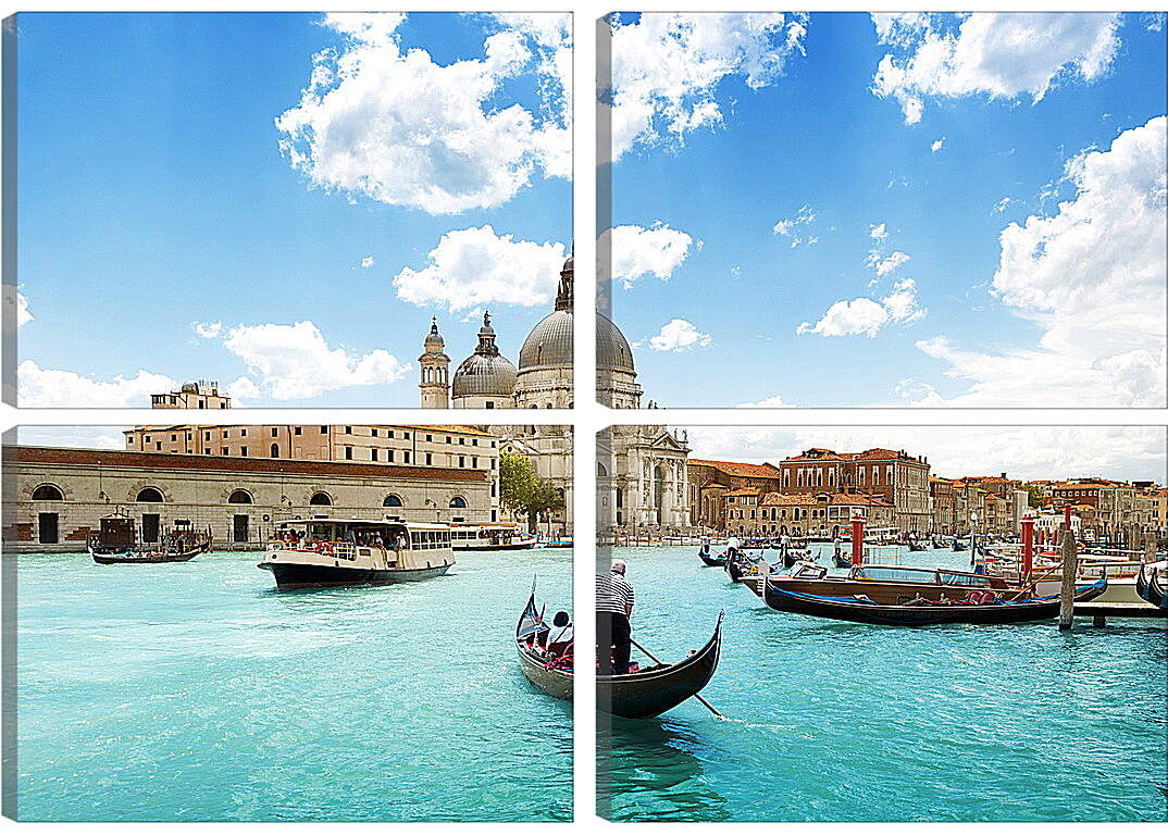 Модульная картина - Гранд Канал. Венеция. Италия.