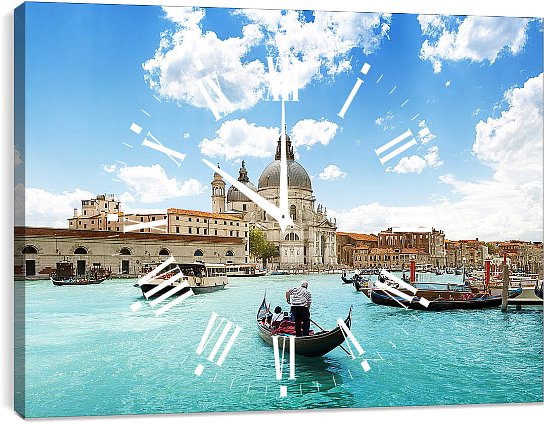 Часы картина - Гранд Канал. Венеция. Италия.