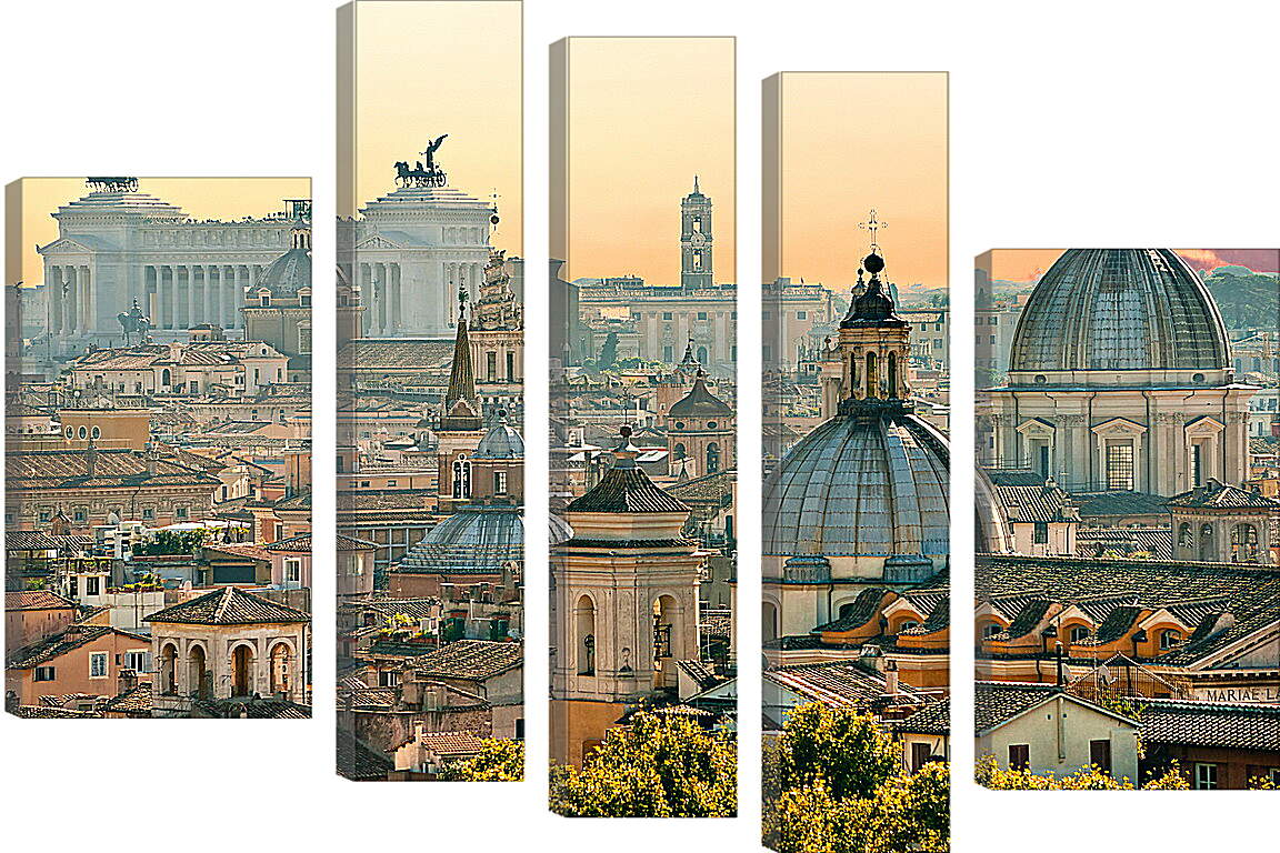 Модульная картина - Рим в апреле. Италия.