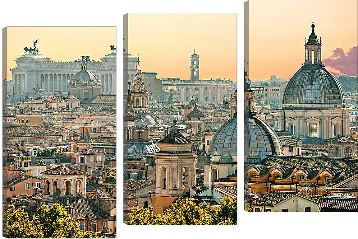 Модульная картина - Рим в апреле. Италия.