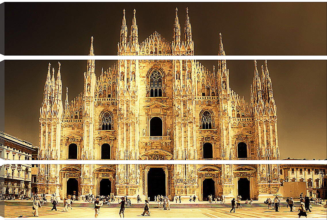 Модульная картина - Миланский Собор. Италия.