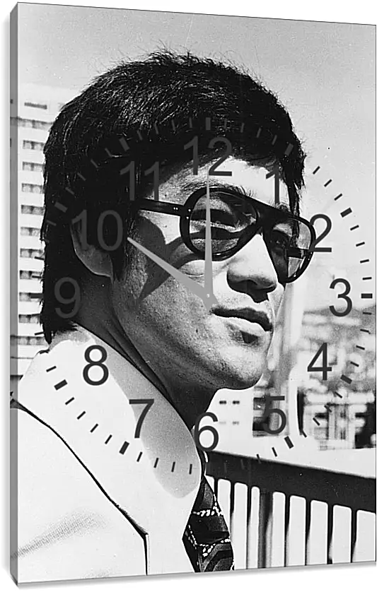 Часы картина - Брюс Ли (Bruce Lee)