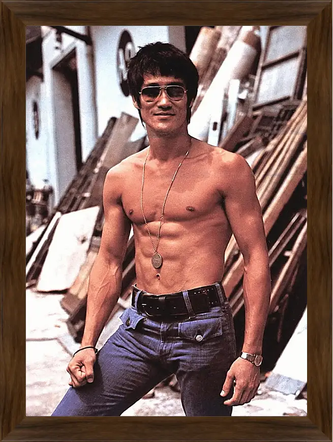 Картина в раме - Брюс Ли (Bruce Lee)