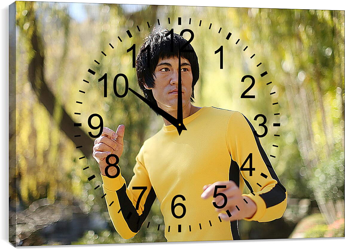 Часы картина - Брюс Ли (Bruce Lee)