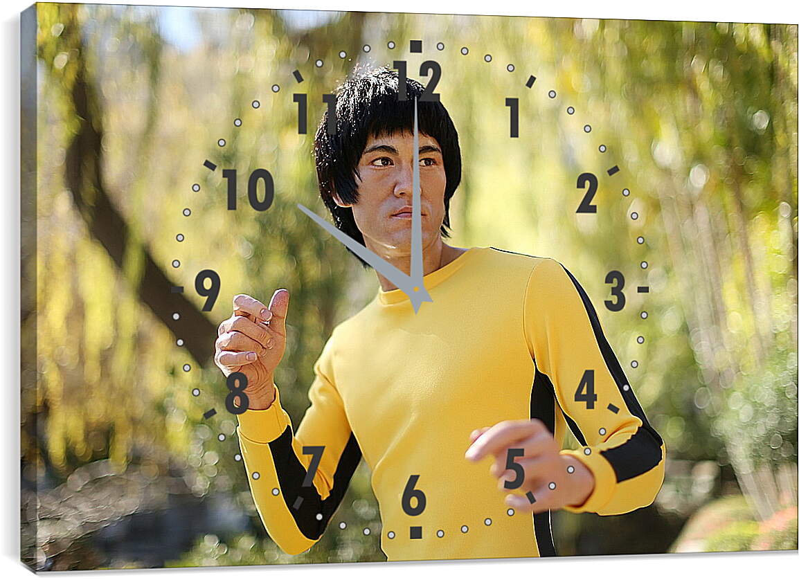Часы картина - Брюс Ли (Bruce Lee)