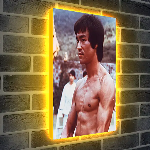 Лайтбокс световая панель - Брюс Ли (Bruce Lee)