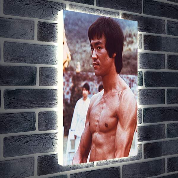 Лайтбокс световая панель - Брюс Ли (Bruce Lee)