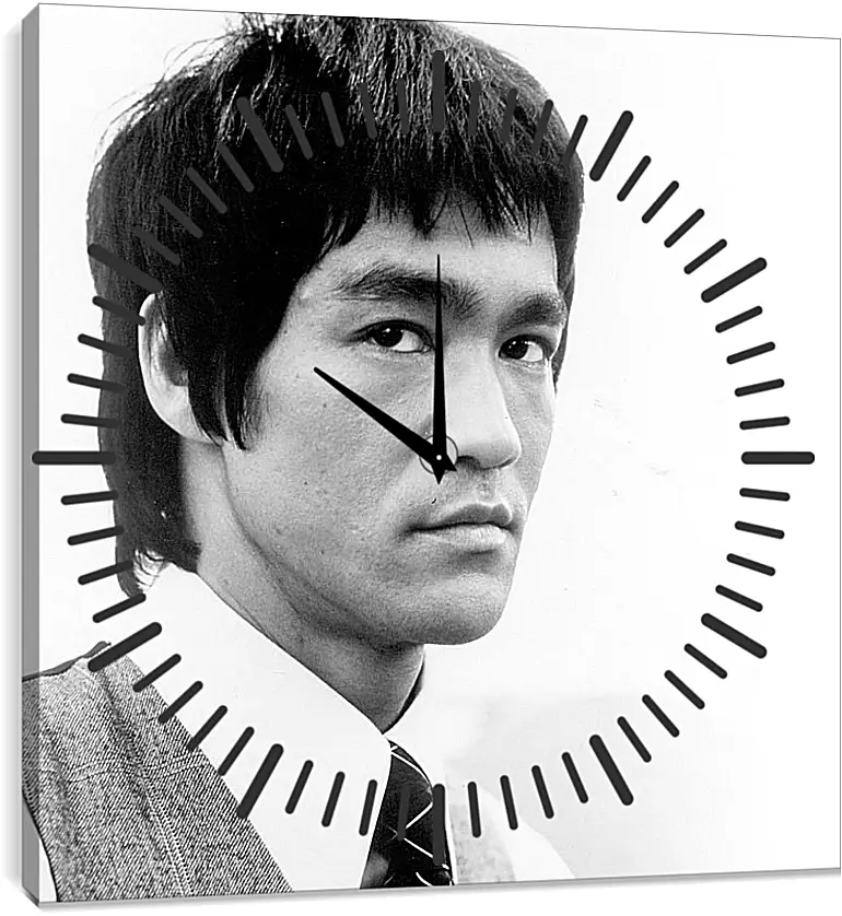 Часы картина - Брюс Ли (Bruce Lee)