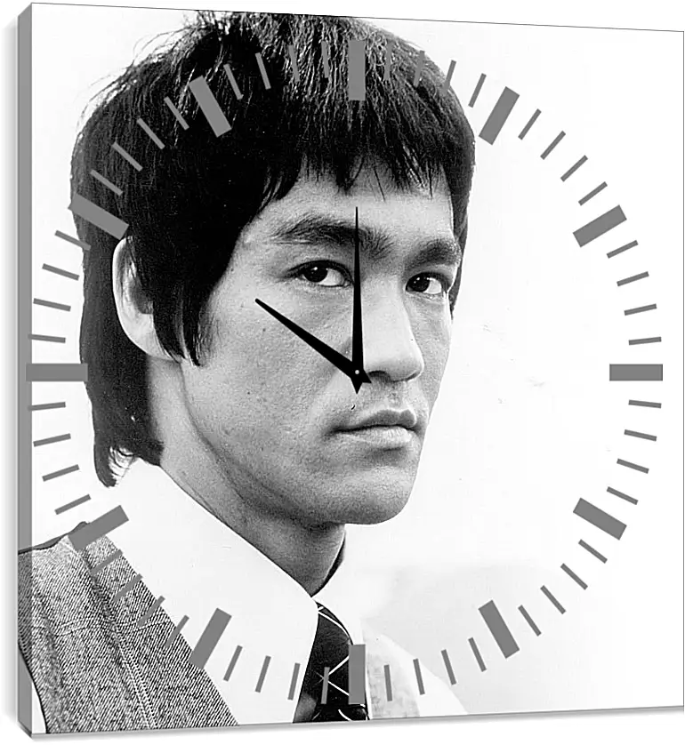 Часы картина - Брюс Ли (Bruce Lee)