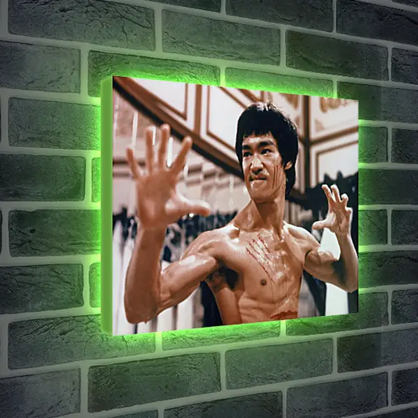 Лайтбокс световая панель - Брюс Ли (Bruce Lee)