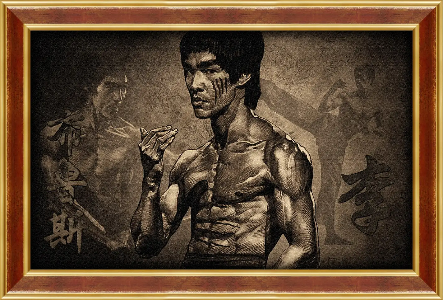 Картина в раме - Брюс Ли (Bruce Lee)