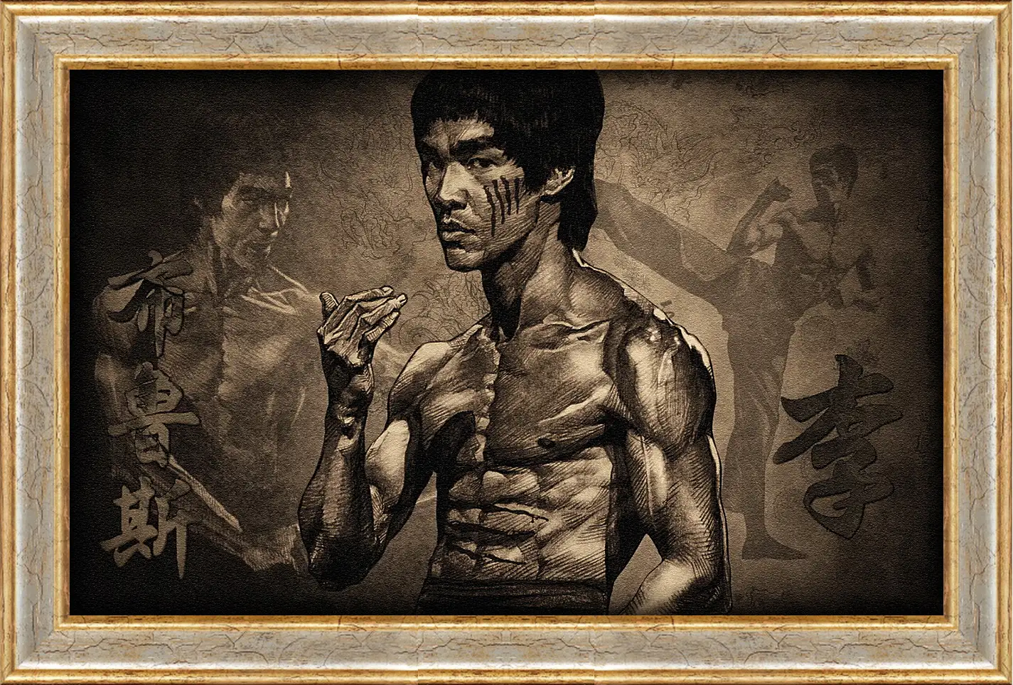 Картина в раме - Брюс Ли (Bruce Lee)