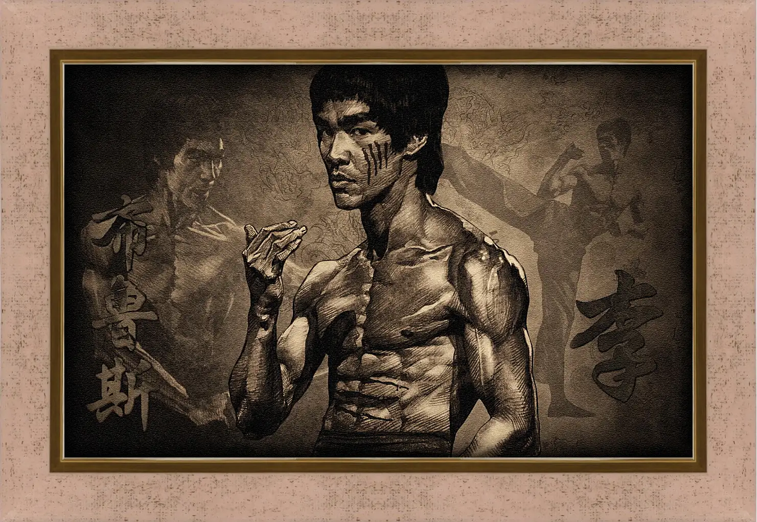 Картина в раме - Брюс Ли (Bruce Lee)