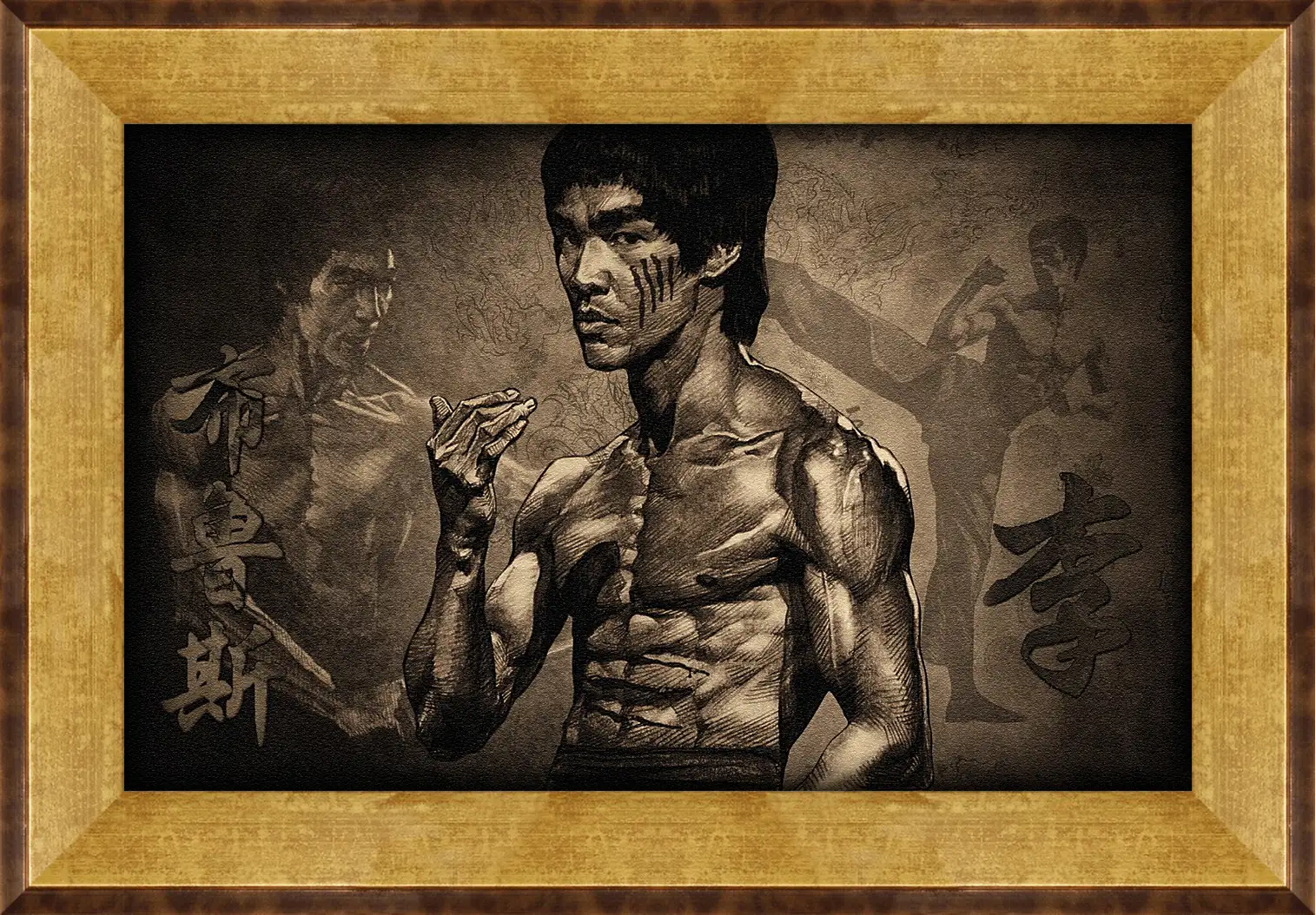 Картина в раме - Брюс Ли (Bruce Lee)