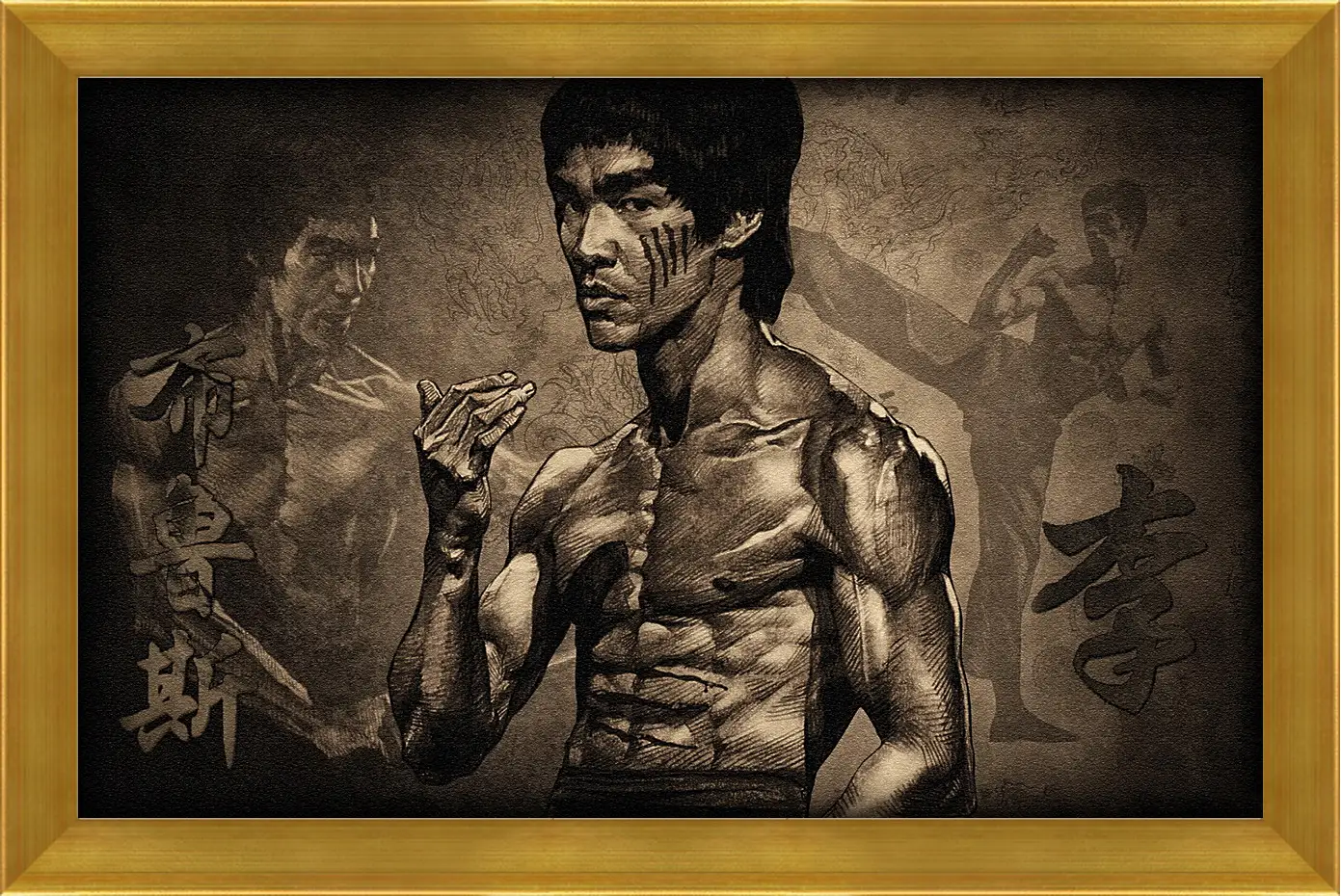 Картина в раме - Брюс Ли (Bruce Lee)