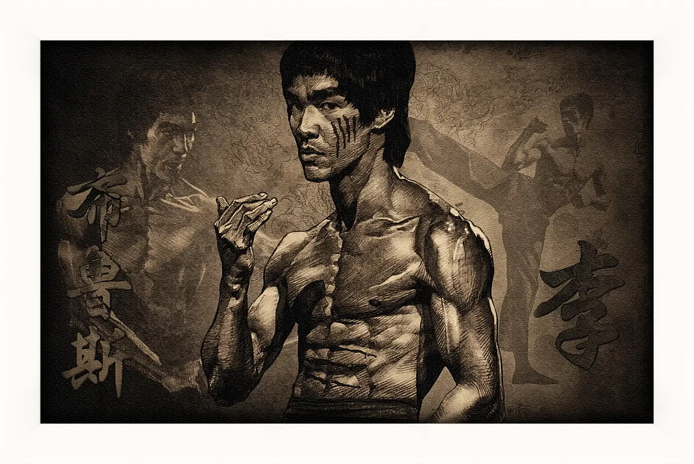 Картина в раме - Брюс Ли (Bruce Lee)