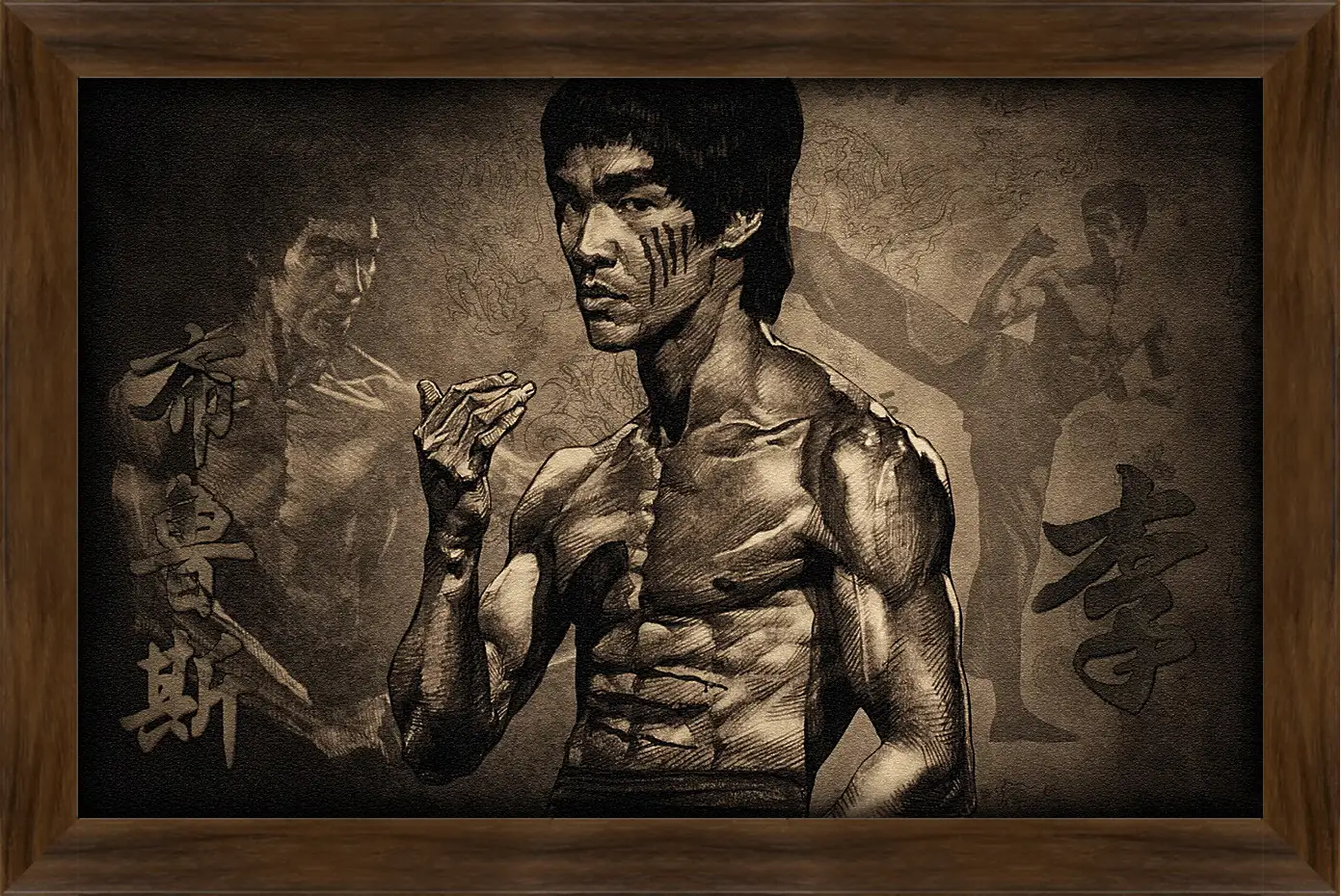 Картина в раме - Брюс Ли (Bruce Lee)