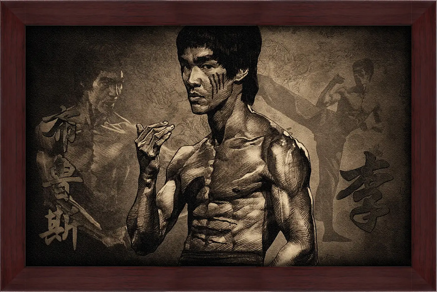 Картина в раме - Брюс Ли (Bruce Lee)