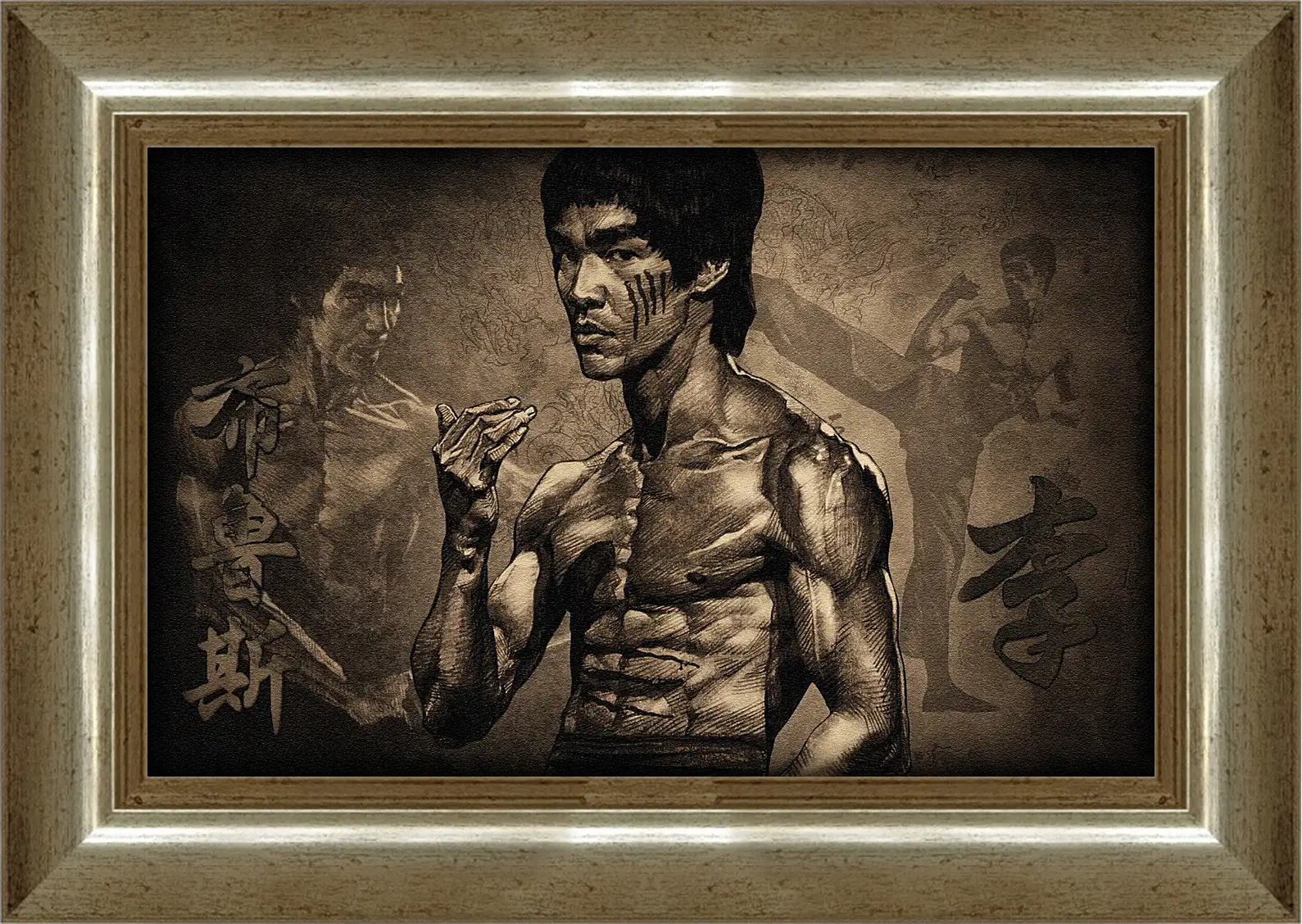 Картина в раме - Брюс Ли (Bruce Lee)