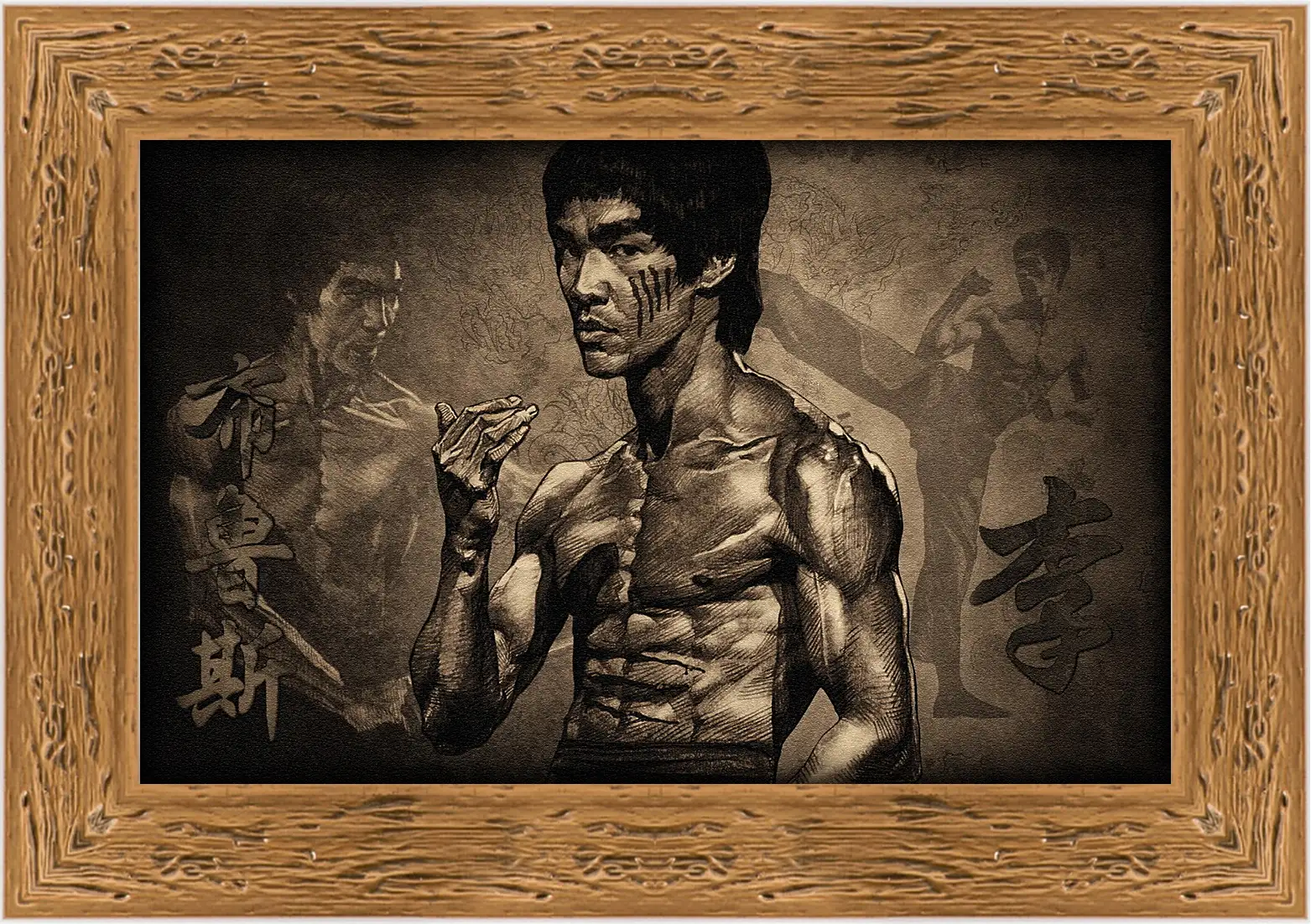 Картина в раме - Брюс Ли (Bruce Lee)