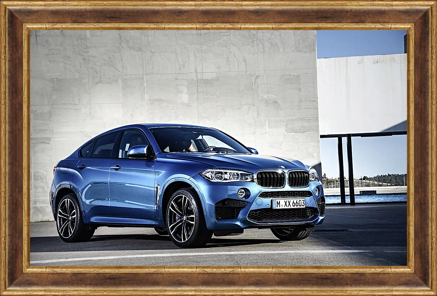 Картина в раме - BMW X6 M