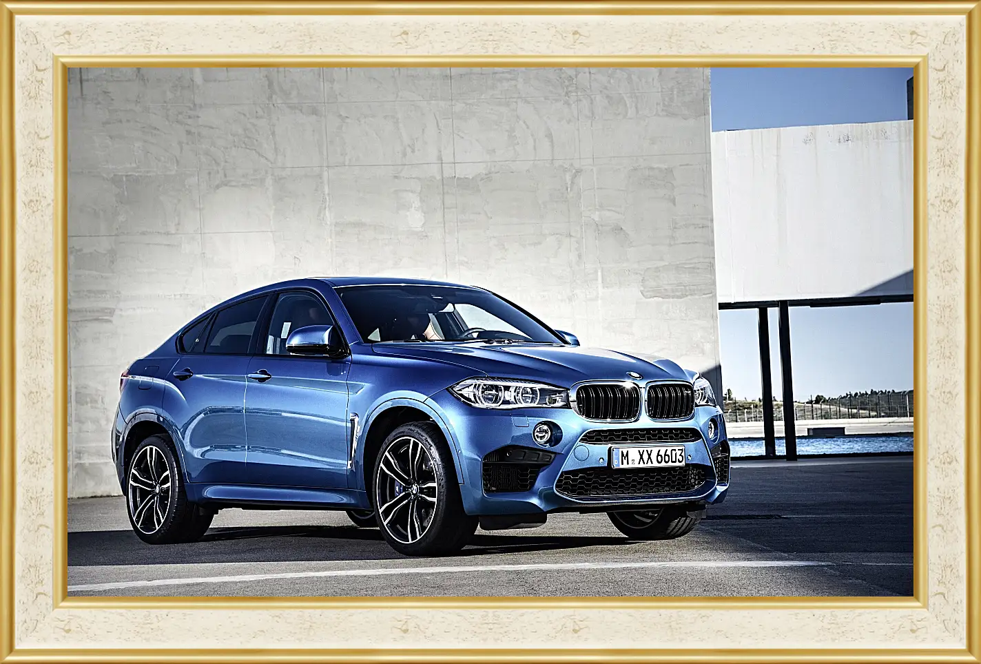 Картина в раме - BMW X6 M