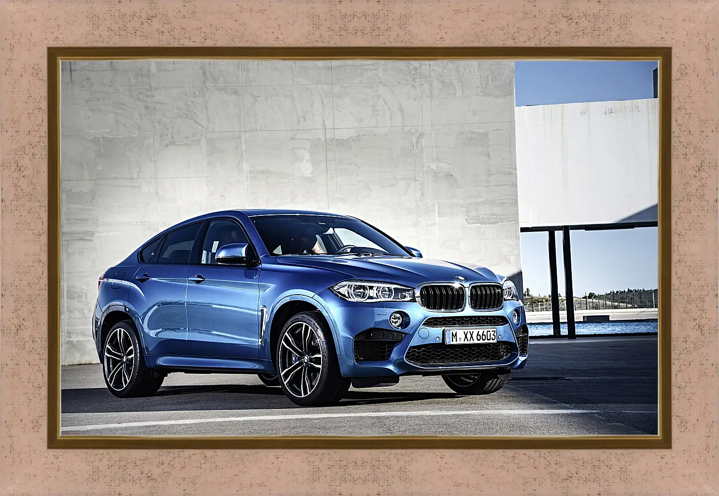 Картина в раме - BMW X6 M